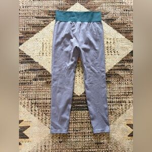 DSG NWT Ribbed Purple Leggings Size Large